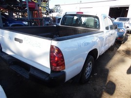 2014 Toyota Tacoma White Extended Cab 2.7L AT 2WD #Z21632